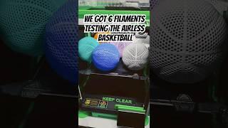Airless Basketball 6 Different Filamants. #3dprinting #filament #NBA #creality #k1max #k1 #ender3v3