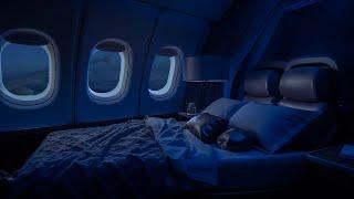 Sleep & relax on a first class flight | Best sounding plane engines | Brown noise sleep | 10 hours