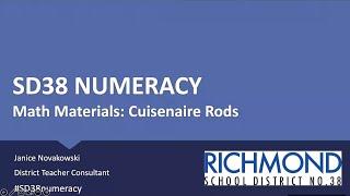 SD38 Math Materials: Cuisenaire Rods
