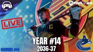 YEAR #14 (2036-37) | NHL 24 | Vancouver Canucks Franchise Mode #44