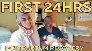 First 24 hours After Birth | Postpartum Recovery | New Mom Vlog