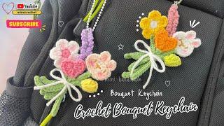  Crochet Bouquet Keychain  DIY Floral Gift – The Perfect Handmade Surprise! | Mimi Crochet