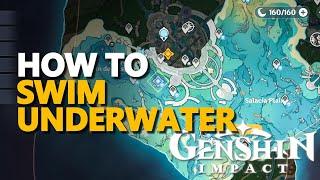 How to submerge and swim underwater Genshin Impact