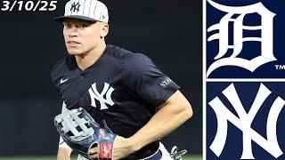 New York Yankees Spring Training Highlights: vs Detroit Tigers | 3/10/25