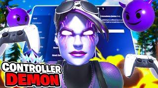 CONTROLLER DEMON  + *NEW* BEST Controller Settings For Fortnite CHAPTER 6! (PS4/PS5/XBOX/PC)