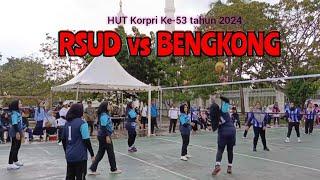 Volly Ball Putri RSUD VS BENGKONG | HUT Korpri Ke-53 Tahun 2024