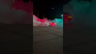 Brother does a massive burnout in intercession  #musclecar #dodge #v8 #mopar #burnout #392 #hemi