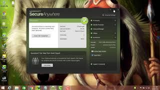 WebRoot SecureAnywhere Antivirus  V 9.0.23.32 2018|2019 premium key | activation key full version