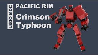 Lego Pacific Rim Crimson Typhoon Mech MOC Instruction