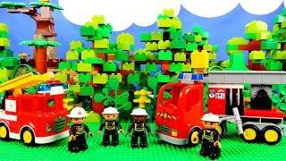 Lego Duplo 10592 Fire Truck - Лего Дупло 10592 Пожарная машина. Строим из Lego Duplo.