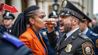 Racist Cop Tries to Punch Black Woman — Seconds Later, Her FBI Agent Husband Arrives