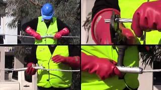 Installing the Sicame Mechanical Tension Repair Splice