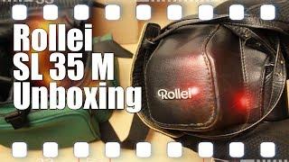 Rolleiflex SL35 M mit Rolleinar MC, analog Kamera Unboxing