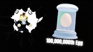 My 100,000,000th Egg.