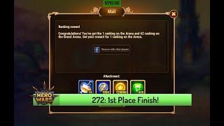 Let's Play Hero Wars 272: I finally Finished 1st Place!