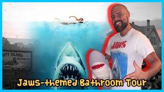 Jaws-themed Bathroom Tour - Shark Week 2021