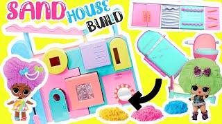 LOL Surprise Squish Sand Magic House Build with Dolls! DIY Crafts for kids