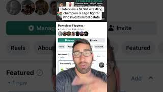 I interview a NCAA wrestling champion and cage fighter who invests in real estate #wholesaling