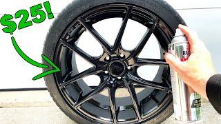 How To Spray Paint Your Wheels the Right Way (ONLY $25!)