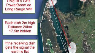 Can long range wifi prove flat earth?