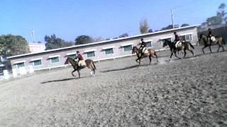 by(Rehan) horse riding during 1st year