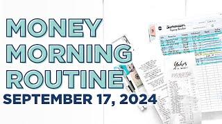 Money Morning Routine | Food Cash Spending Update