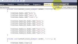 C# Tutorial 72  How to use TreeView Add ,Removes Clear , Delete Checked Items from a TreeView