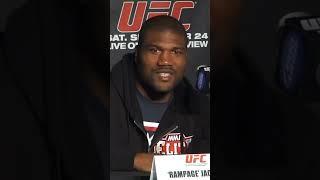 Jon Jones and Rampage Jackson TRASH TALK was something else… #mma