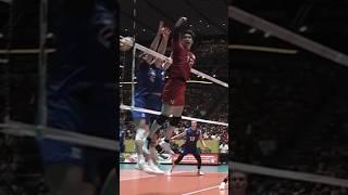 No look spike by Ran Takahashi ‍ #epicvolleyball #volleyballworld #volleyball