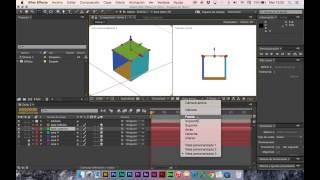 tutorial : como hacer un cubo 3d en after effects