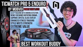 2024's Best Value Smart Watch! Mobvoi TicWatch Pro 5 Enduro Review & Test (Workout & Sleep Tracking)