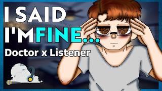"I'm fine..." Doctor Boyfriend COLLAPSES In Front Of You [M4F] [Reverse Comfort][Fainting] ASMR BF