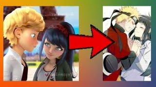 MLB react to Marinette and Adrien future as Hinata and Adrien||Gacha||miraculous ladybug||Naruto||