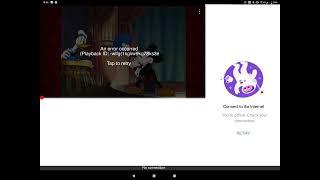 An error occurred tap to retry playback Id: