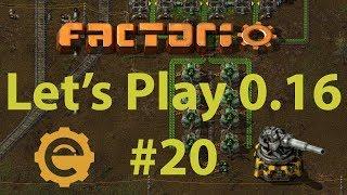 Factorio 0.16 Let's Play #20 - Train stacker, artillery shells