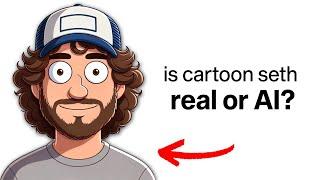 Is Cartoon Seth AI or Real? (Face Reveal & Live Stream)