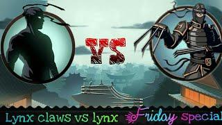 Shadow fight 2 Shadow vs lynx with lynx claws.....