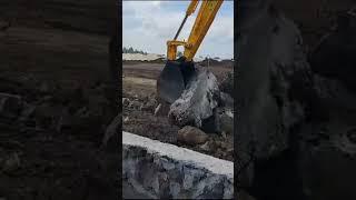bongkar beton pondasi