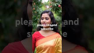 village cute girl #nature #love #saree #cutegirl #smile