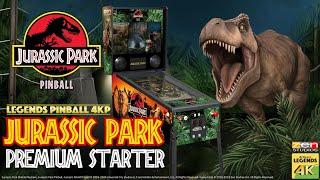 Jurassic Park Legends Pinball 4KP Premium Starter - FIRST LOOK & Setup