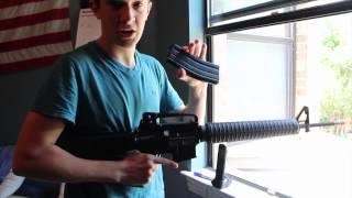 We Tech M16A3 Open Bolt Shooting Test - Airsoft Gas Blow Back Rifle