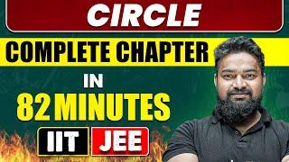 CIRCLE in 82 Minutes || Full Chapter Revision || Class 11th JEE