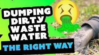 How To Dispose Dump Dirty Waste Water The Right and Wrong Way For Carpet Cleaning Companies