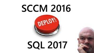 SCCM DEPLOYS.......SQL 2017 full tutorial.