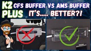 Creality CFS Buffer Vs. Bambu AMS Buffer: It's... BETTER. (I know!) K2 Plus 3D Printer