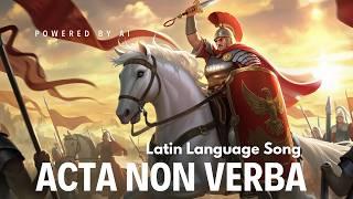 Acta Non Verba - Official Video - Epic Roman Legion March  (Latin Language Song)