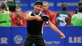 Beast backhand by Kalinikos Kreanga [shared by TableTennisEvents]