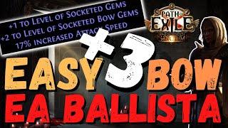 How to Craft +3 Bow for EA Ballista EASY | The Forbidden Sanctum League | Path of Exile