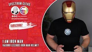 I AM IRON MAN - Hasbro Marvel Legends Electronic Iron Man Helmet