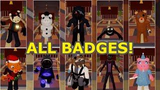 How to get ALL 33 BADGES in ACCURATE PIGGY RP: THE RETURN! - Roblox